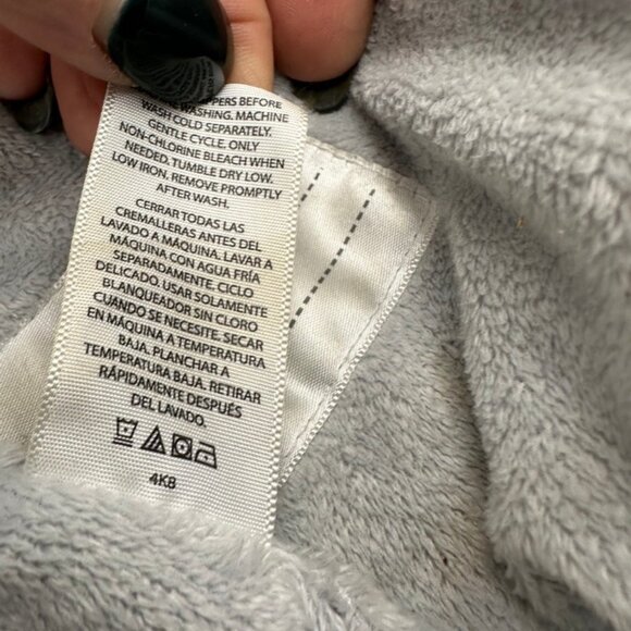 Wonder Nation Grey Multicolored Grils' Puffer Coat Size 2T Length 14.50 Inches - Picture 5 of 9